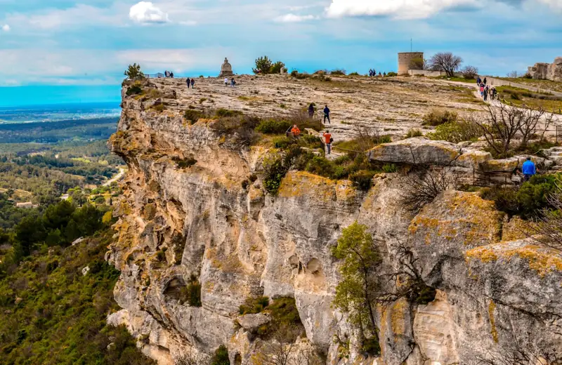 Les rochers des Baux-de-Provence dans les Alpilles